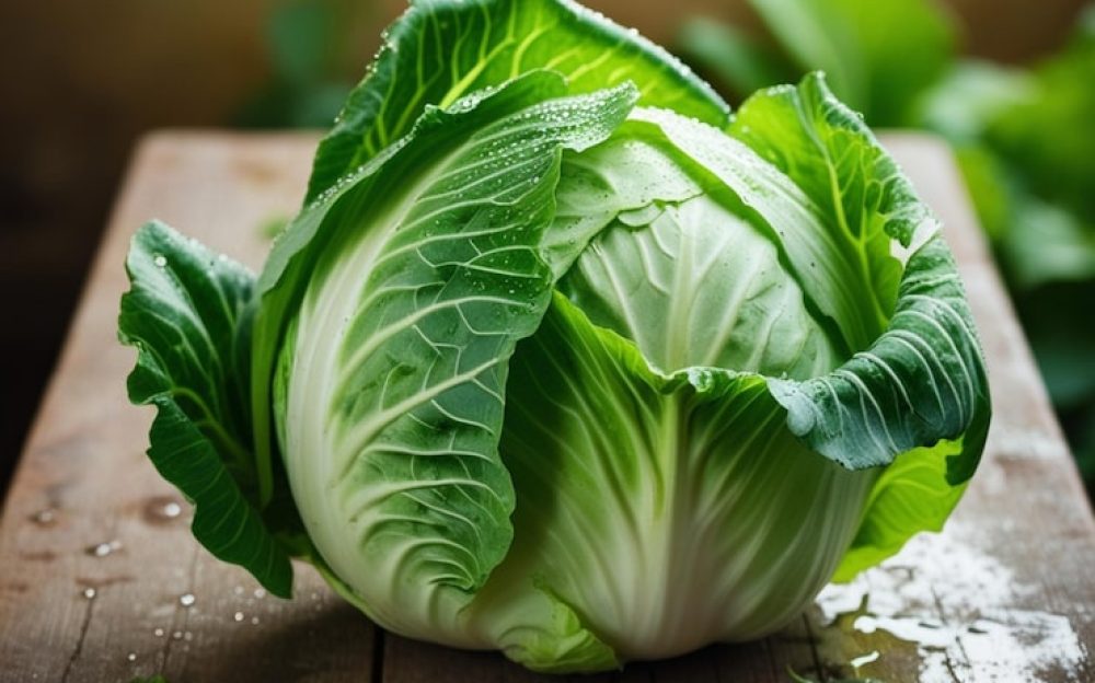 head-lettuce-is-wooden-table_1018544-2009